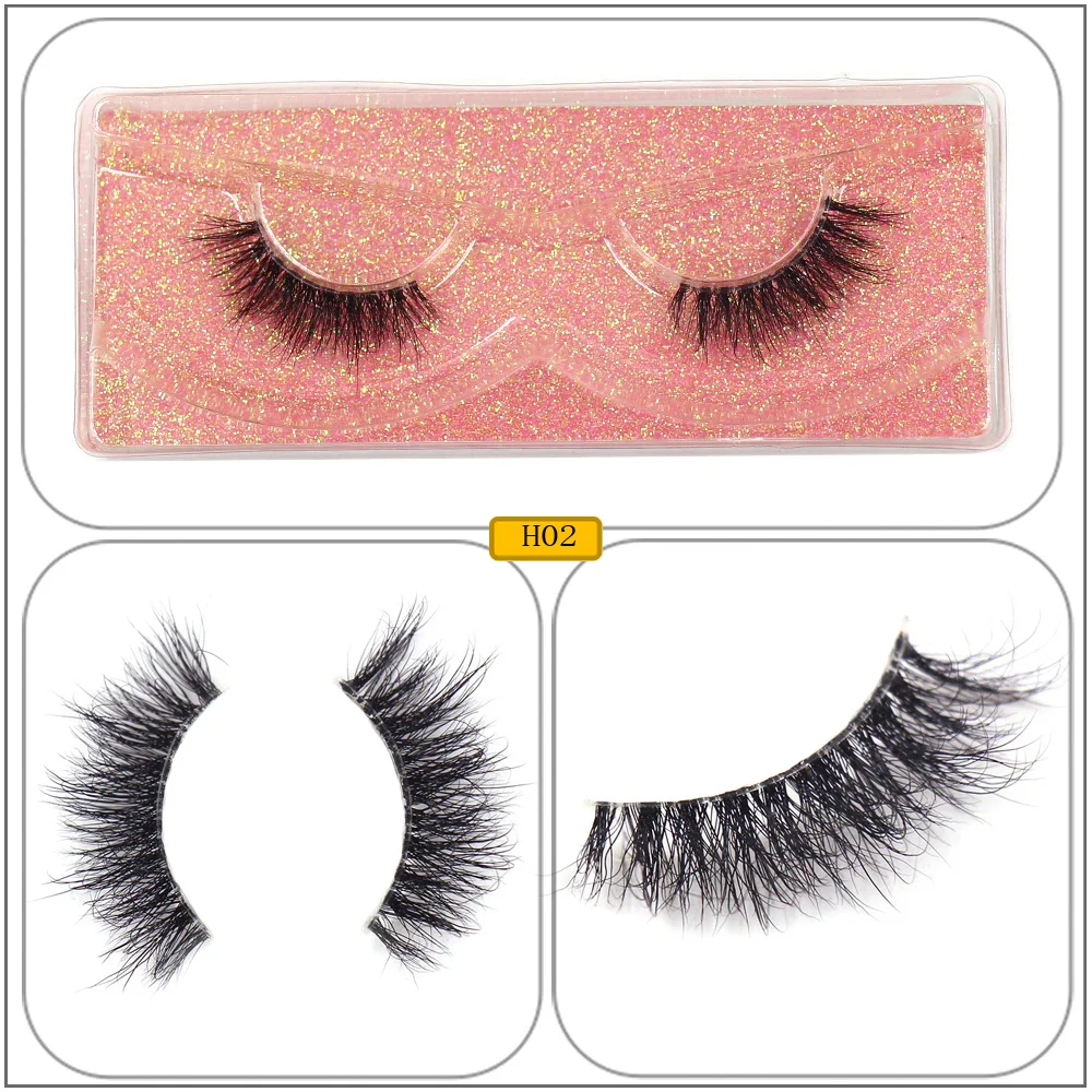 Half Lashes Strip Eyelashes Natural Soft Wispy False Eyelashes Natural Mink Lashes For Daily Makeup Eyelash Extension Fake Lashe