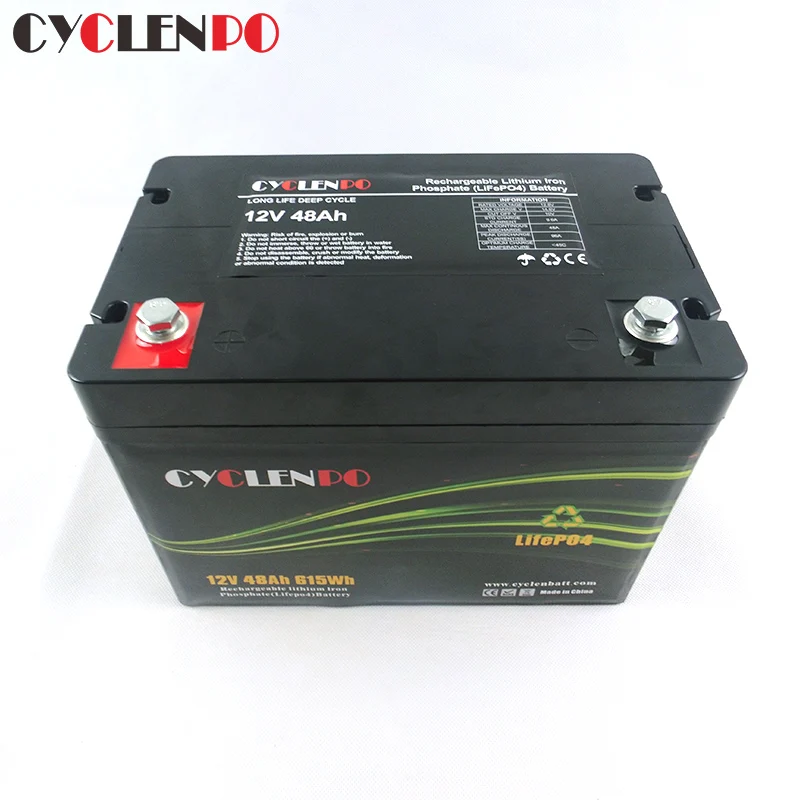 Factory direct supply 12v 48ah lithium ion battery