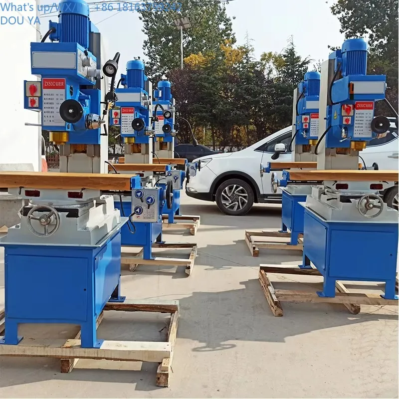 2026 ZX50C آلة الحفر والطحن العمودي آلة طحن طاولة الرفع متعددة الوظائف