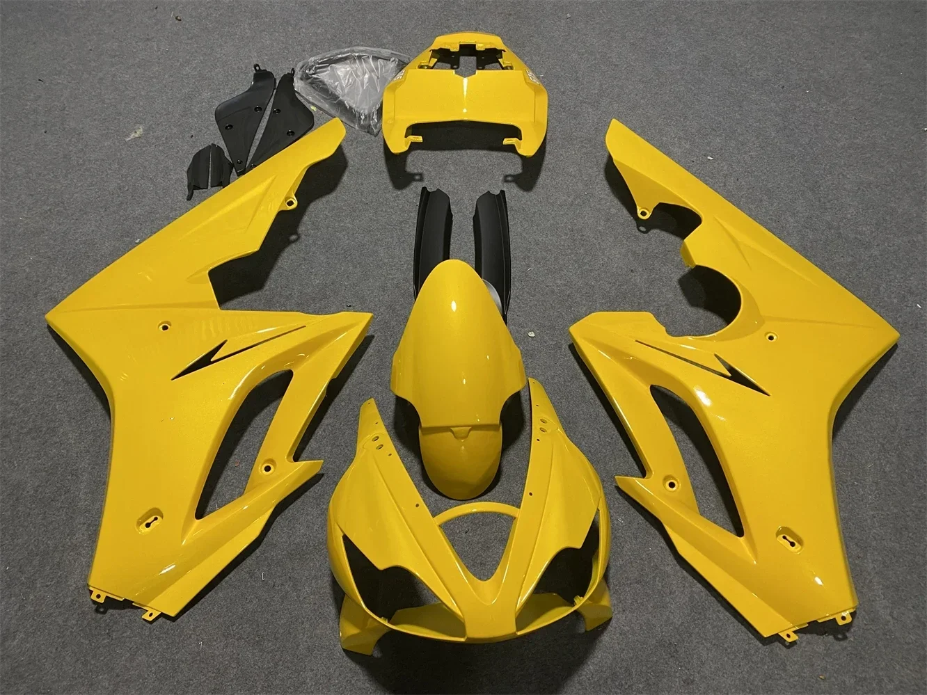 For Daytona Triumph 675R 675 2006 2007 2008 Motorcycle Fairings Protection Frame Cover ABS Injection Shell Fairing yellow