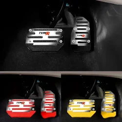 Car pedal aluminum alloy anti slip pad brake, accelerator, clutch pedal anti slip car pedal kit car interior accessories