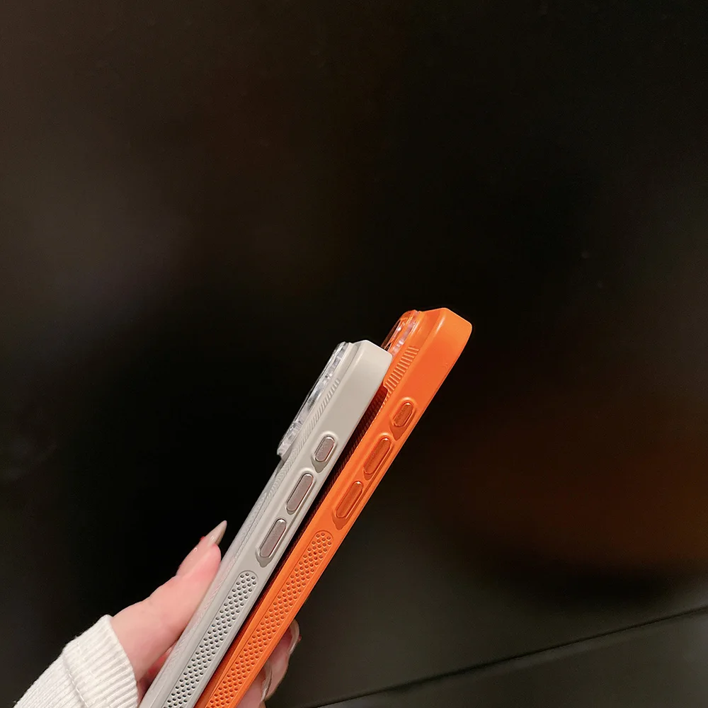 Heat Dissipation Mesh For Magsafe Magnetic Wireless Charging Case For iPhone 11 13 15 14 12 16 Pro Max Candy Breathable Cover - Image 5