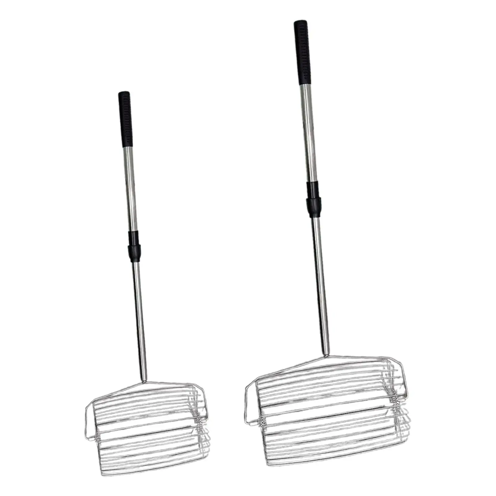 

Tennis Ball Picker Adjustable Length Sturdy Large Capacity Tennis Ball Retriever for Court Indoor/Outdoor Competition Training