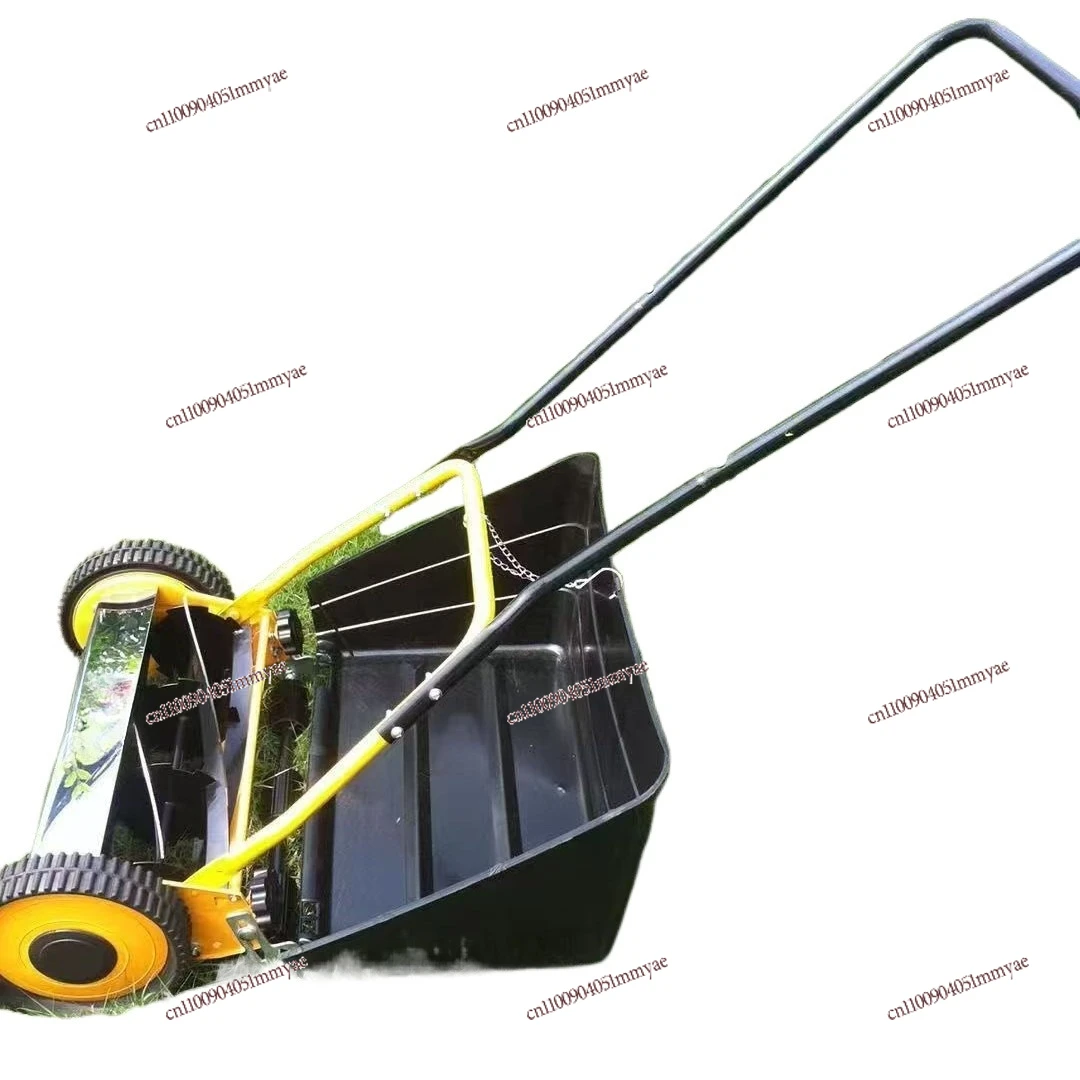 Lawn Mower Hand Push Unpowered Mower Household  Trimming Small Garden Lawn Mower