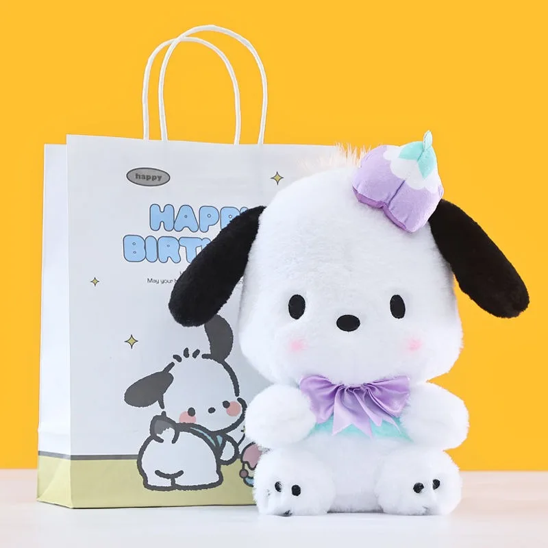 

Kawaii PomPomPurin Pochacco Sanrio Cute Plush Doll Throw Pillow Sofa Room Decoration Children Birthday Presents for Girls