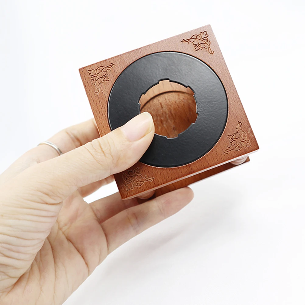 

Fireproof Wood Stove Set Wax Melting Copper Spoon Hollow Design Wedding Invitation DIY Tool Stamp Lacquer Furnace Hardware Kit