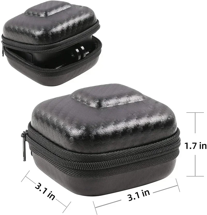 Bolsa de almacenamiento para GoPro Hero 12, 11, 10, 9, 8, 7, 6, Mini caja portátil, funda protectora compacta, accesorios para Go Pro