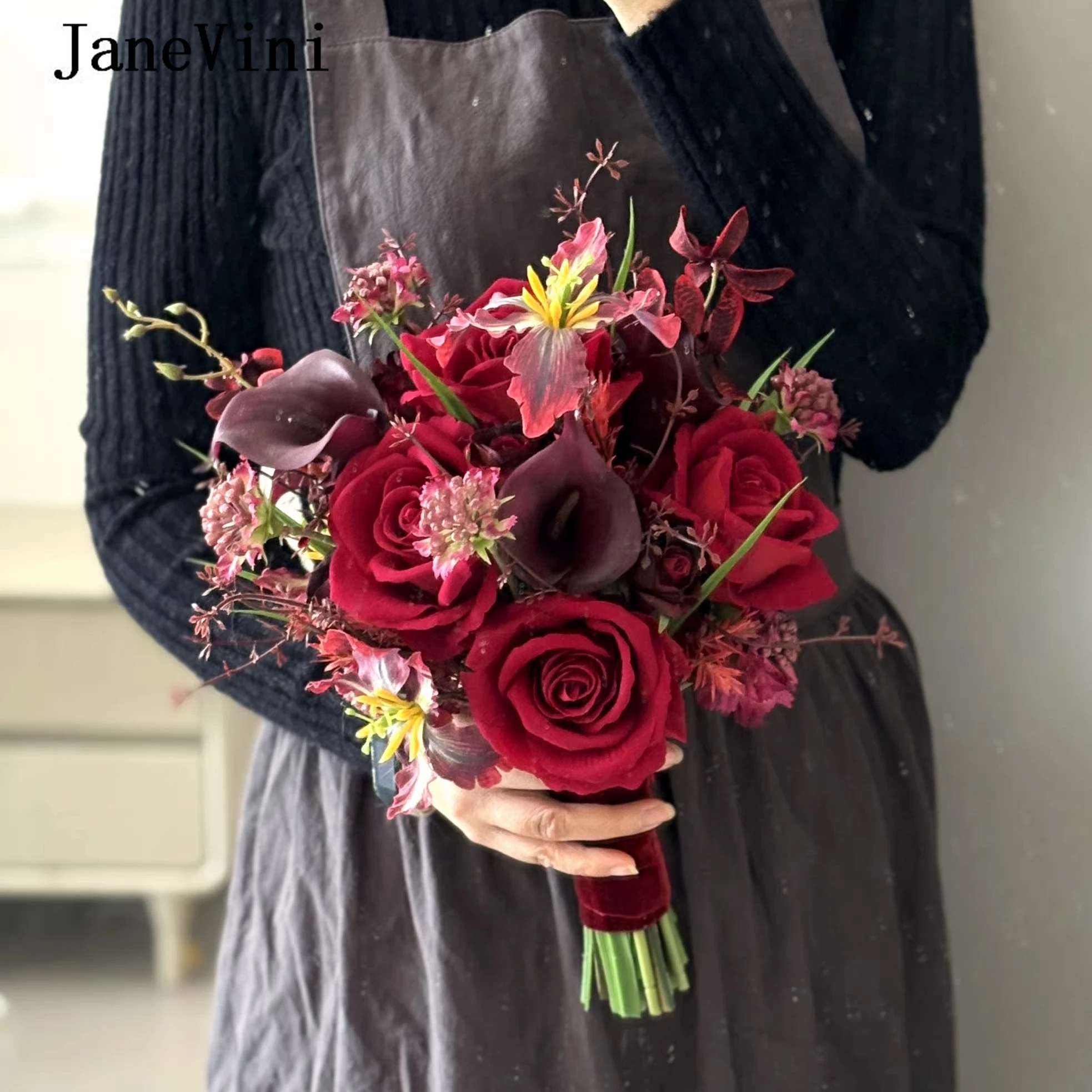 janevini-vintage-red-bridal-bouquet-de-novios-artificial-roses-handmade-boho-wedding-flowers-bride-bouquet-de-mariee-accessories
