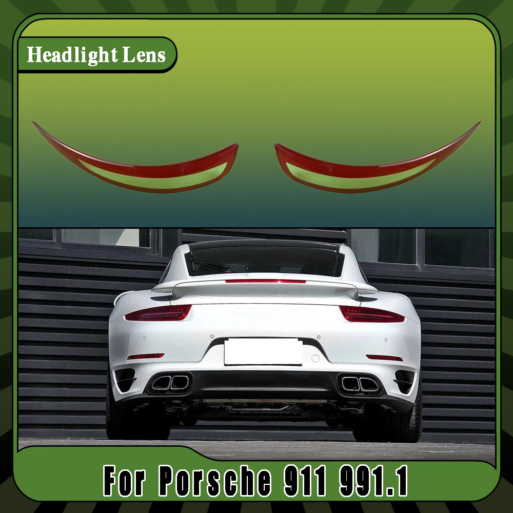 

For Porsche 911 991.1 Car Accessories Rear Outer Taillight Shell Tail Lamp Cover Turn Signal Stop Light Mask Plexiglass