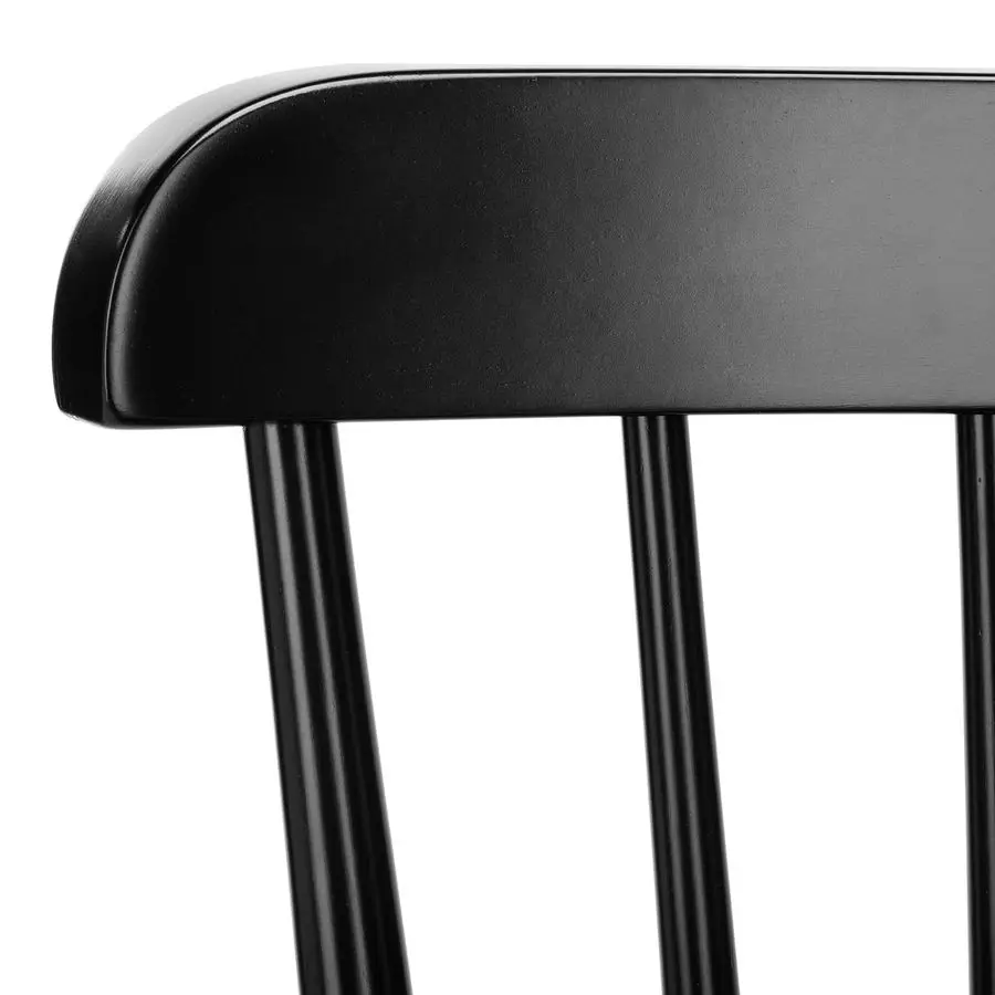 Home Collection Galena Spindle Back Black Bar 30inch Stool Set of 2