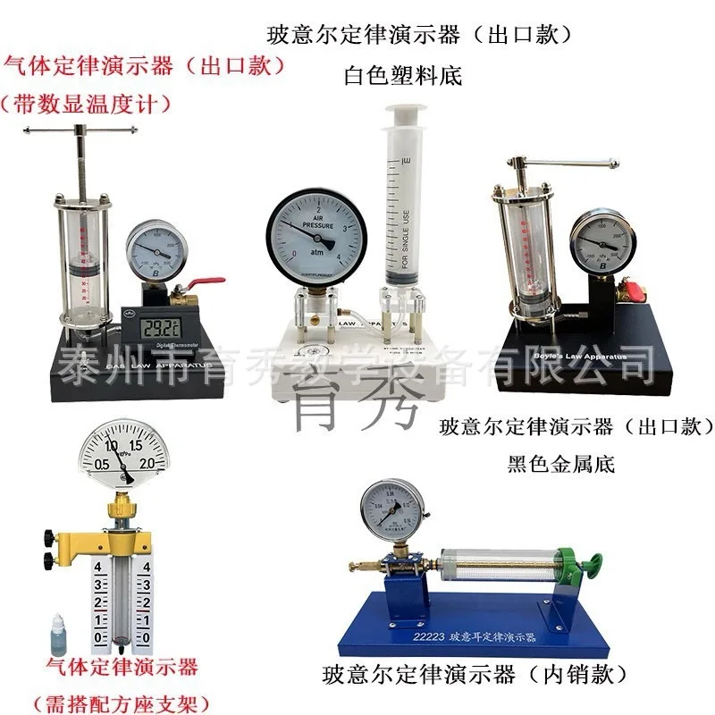 Gas Law Demonstrator Boyle Charles Gay‑Lussac Law Physics Experiment Apparatus Ideal Gas State Teaching Instrument