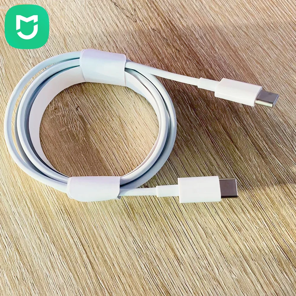 สายชาร์จ USB-C คู่ Mijia 60W 5A PD พิมพ์ C kable สำหรับ Xiaomi 12แผ่น5 Pro Air Notebook redmi 15 K30 Tipo