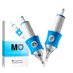 MO Generation Two Permanent Makeup Cartridge Tattoo Needles M1 Disposable Sterilized Tattoo Needle For Machines Pen Grips 40pcs