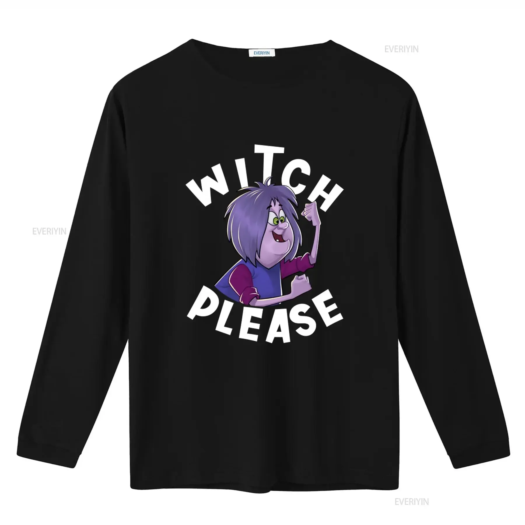 Witch Please Mad Madam Mim Sword In The Stone Fairytale Movie Villain Print T Shirt vintage Washed Versatile Comfortable