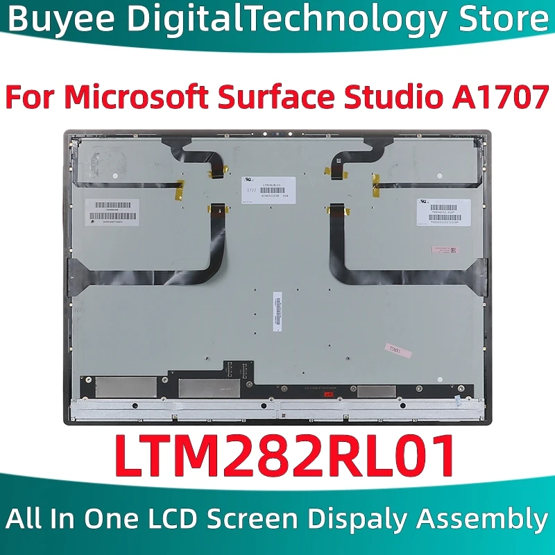 Original 28 Inch For Microsoft Surface Studio A1707 All In One LCD Touch Screen Display Assembly Digitizer LTM282RL01 4500x3000