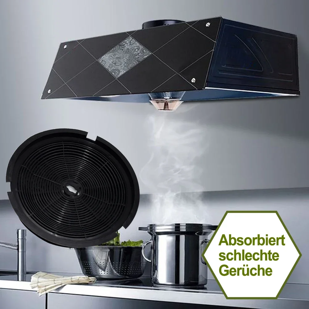 Maintain A Healthy Kitchen Environment Round Charcoal Filter For Exhaust Hoods Effective Bacteria Trapping Reduce Odors