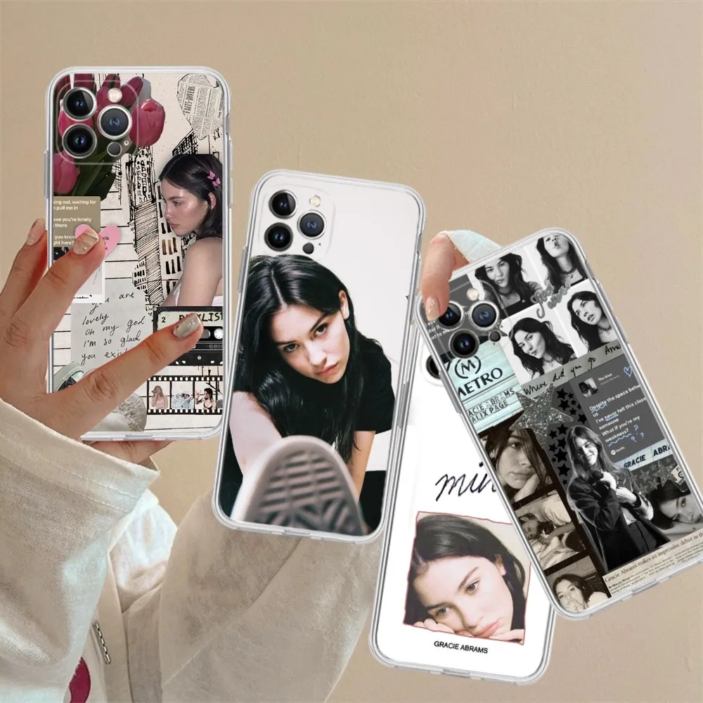 Gracie Abrams  Phone Case Silicone Soft for iphone 15 14 13 12 11 Pro Mini XS MAX 8 7 6 Plus X XS XR Cover