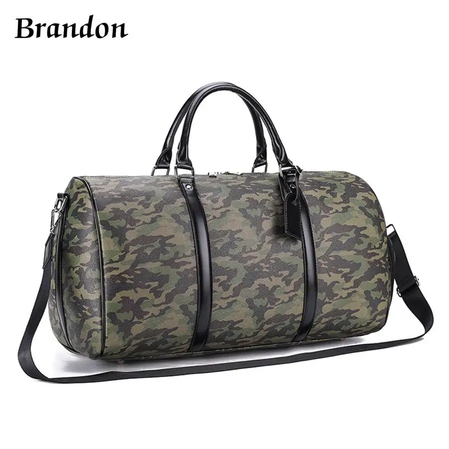 

Outdoor Sports Duffel Bag Large Capacity Clothing Storage Bag Unisex Fashion Travel Bag Dry and Wet Separation Fitness