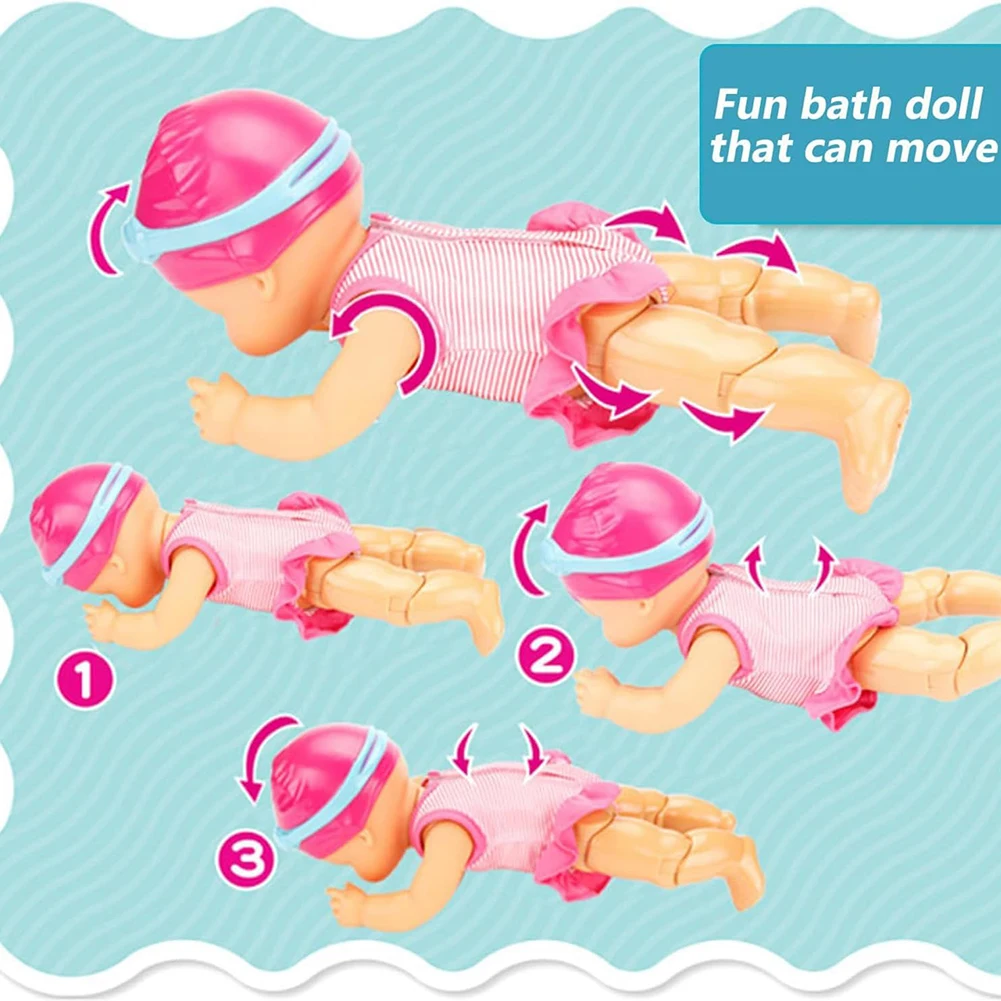Swimming Babydoll Cute Realistics For Pool Bathtubs For Outdoor For Beach Pool