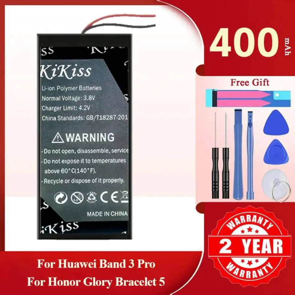 Brand New Watch Battery For Huawei Watch Band 3 Pro for Honor Glory Bracelet 5 Wristband,HB351329ECW,400mAh