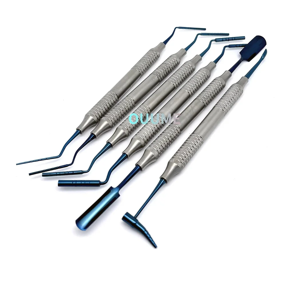 

6Pcs/kit Dental Bone Grafting Instruments Set Stainless Steel Dental Spatula Filler Restorative Bone Graft Instruments Tool