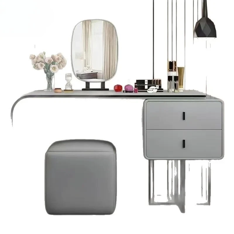 M Modern  simple solid wood telescopic dresser bedroom dressing table in one