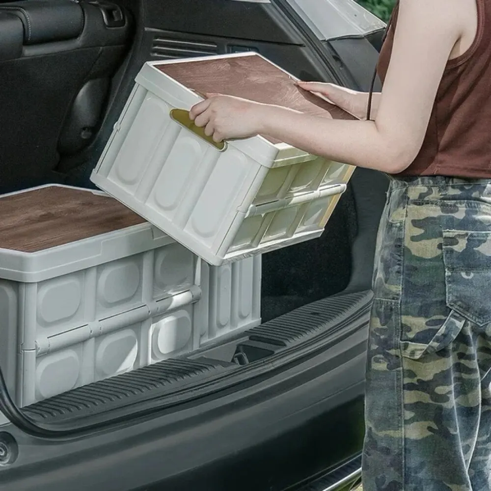 Outdoor Camping Camping Folding Storage Box Home Car Trunk Storage Box Convenient Storage Box