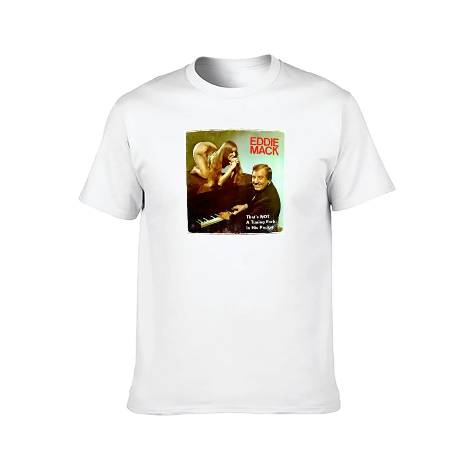 Vinyl Record Cover - Eddie Mack T-Shirt funny t shirts dark humor t shirts designer t shirt man plain T-Shirt