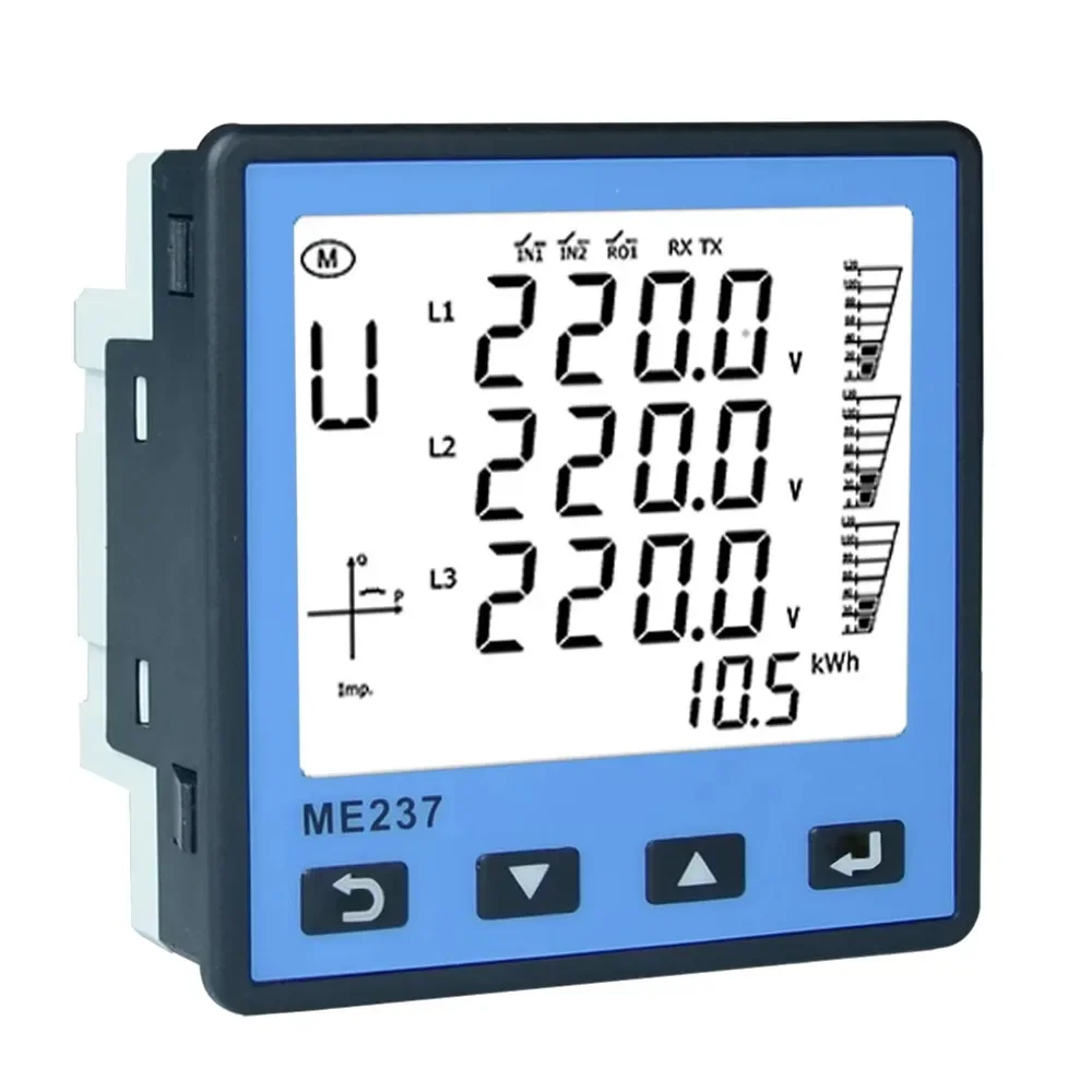 

Power Meter 333mv CT Modbus RTU RS485 Rogowski Coil Energy Meter kwh meter