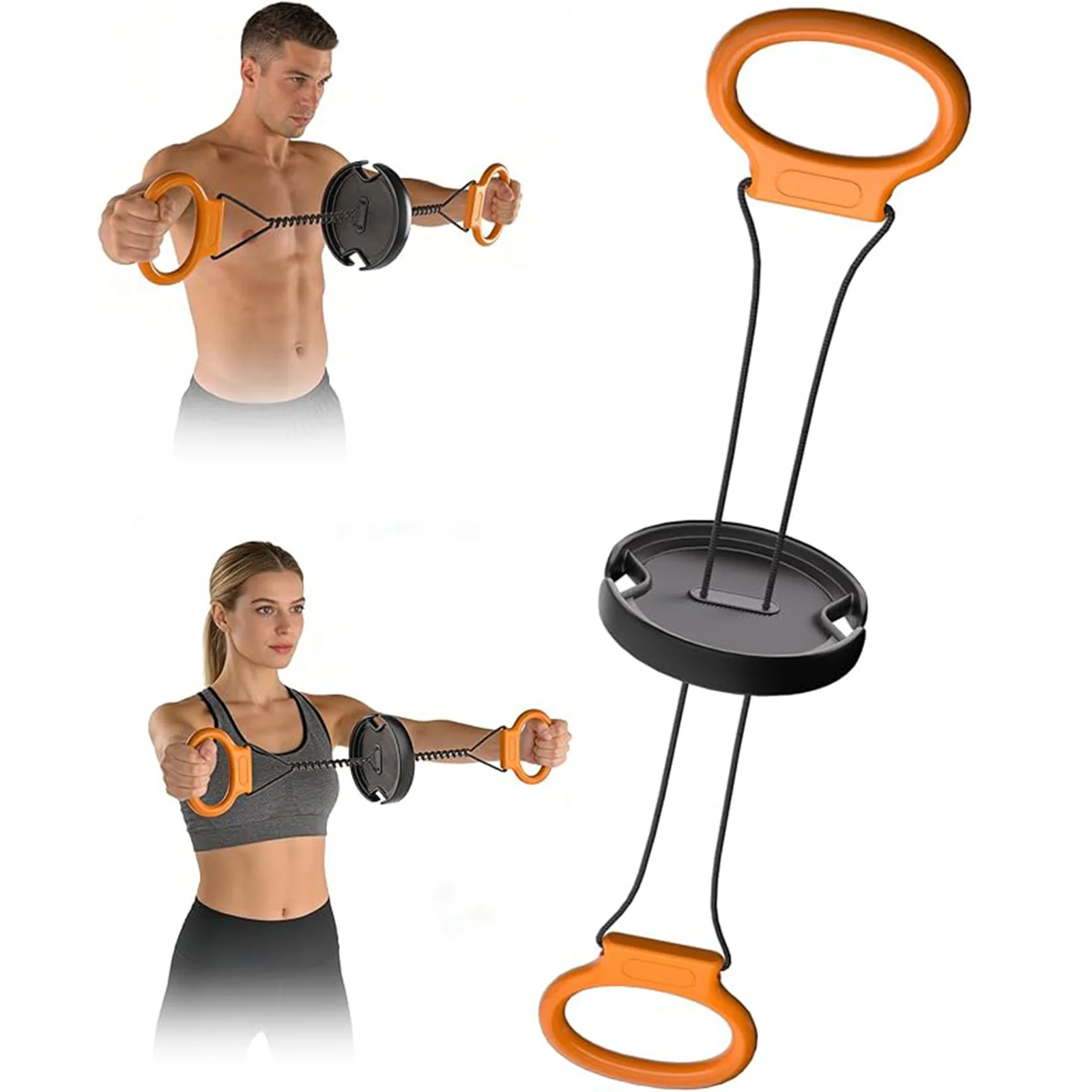 Flywheel Twist Arm Trainer Fitness Resistance Device, Home Upper Body Exercise Chest Muscle Fitness Equipment |   Smooth Resistance, Double-Ring Handle, Compact and Portable Design, and Controllable Bilateral Training Centrifugal Trainer, Suitable for Daily Use.