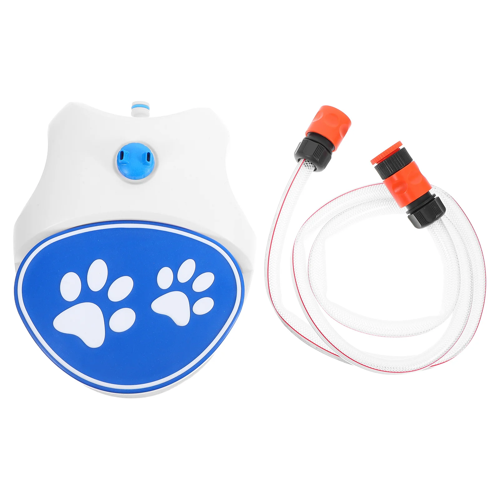 

Outdoor Dog Water Dispenser Step on Activated Pet Drinking Fountain 160cm Hose Backyard Portable Dog Waterer Pedal Fountain