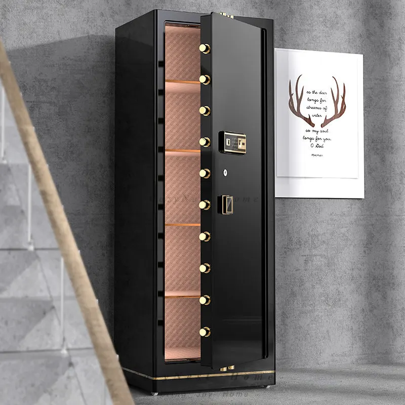 For safe English fingerprint password all steel home office double door 1m 1.2m 1.5m 1.8m anti-theft large safe