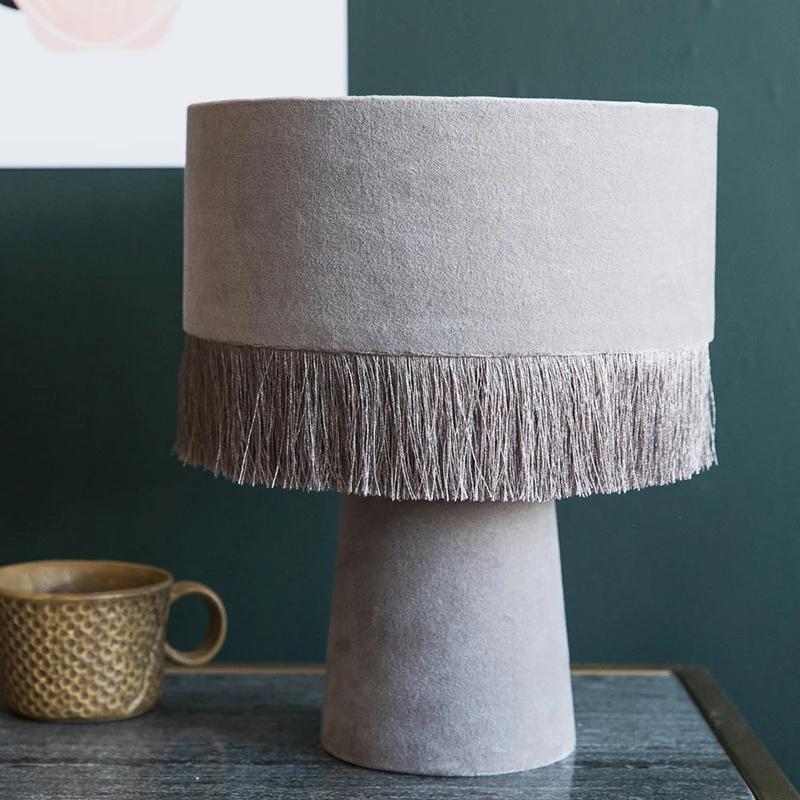 Tassel art desk lamp living room bedroom or study - unique desk lamp