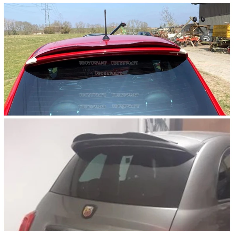 EXTENSION DE SPOILER de techo para FIAT 500 ABARTH MK1 2008-2012 SPOILER de ala trasera para FIAT 500 ABARTH MK1 FACELIFT 2016-