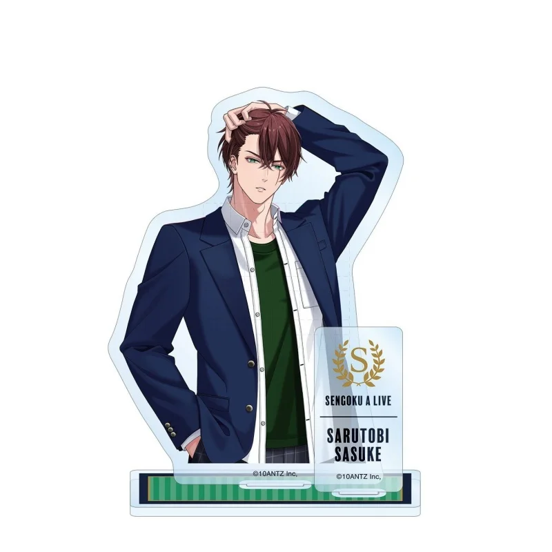 Game SENGOKU A LIVE Anime Kenshin Shingen Mitsuhide Acrylic Stand Model Figure Cosplay Plate Holder Topper Keychain Gift