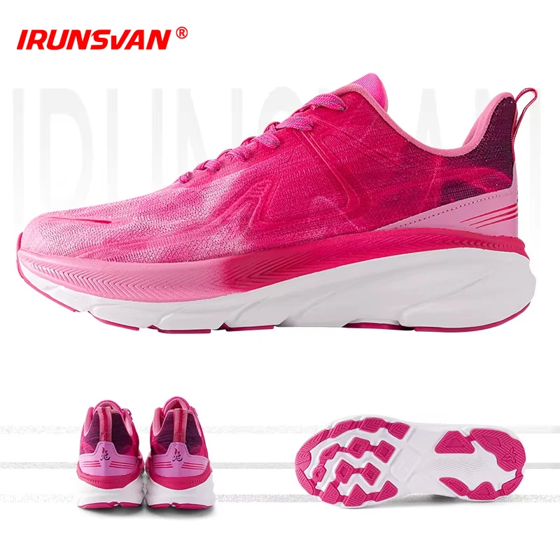 

2025 IRUNSVAN Marathon Running Shoes Runners Breathable Cushioned Rebound lightweight running shoe