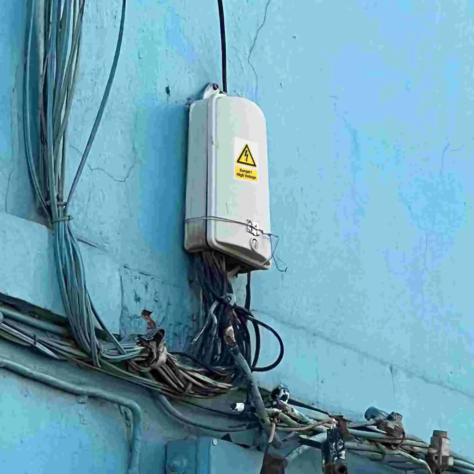 High Voltage Label Caution Warning Labels Stickers Electric Fence Sign Pressure Electrical