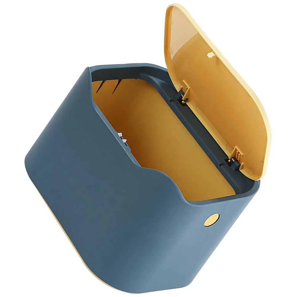 

Mini Desktop Trash Can With Lid Small Waste Container For Home Office Bedroom Decorative Garbage Type Can Household