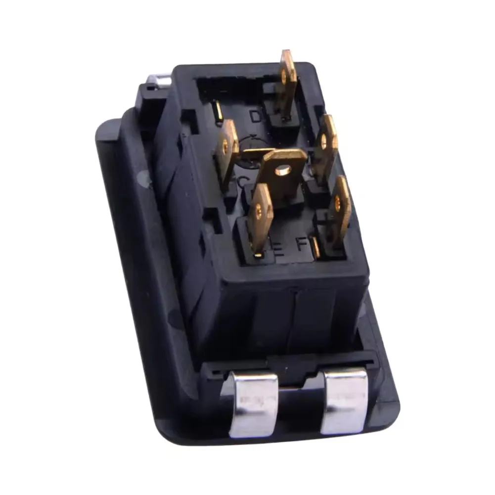 

1 шт. 6-контактный 12-24 В автомобильный электрический переключатель стеклоподъемника, крышка кнопки со световым индикатором, переключатель контроллера