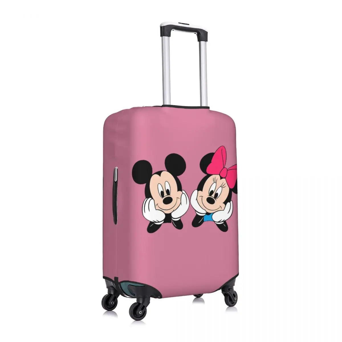 Custom Mickey Mouse Suitcase Cover Elastic Travel Luggage Covers for 18-32 inch