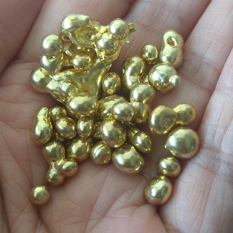 25g to 1000g H65 Brass Nugget pellets beads DIY lab material metal