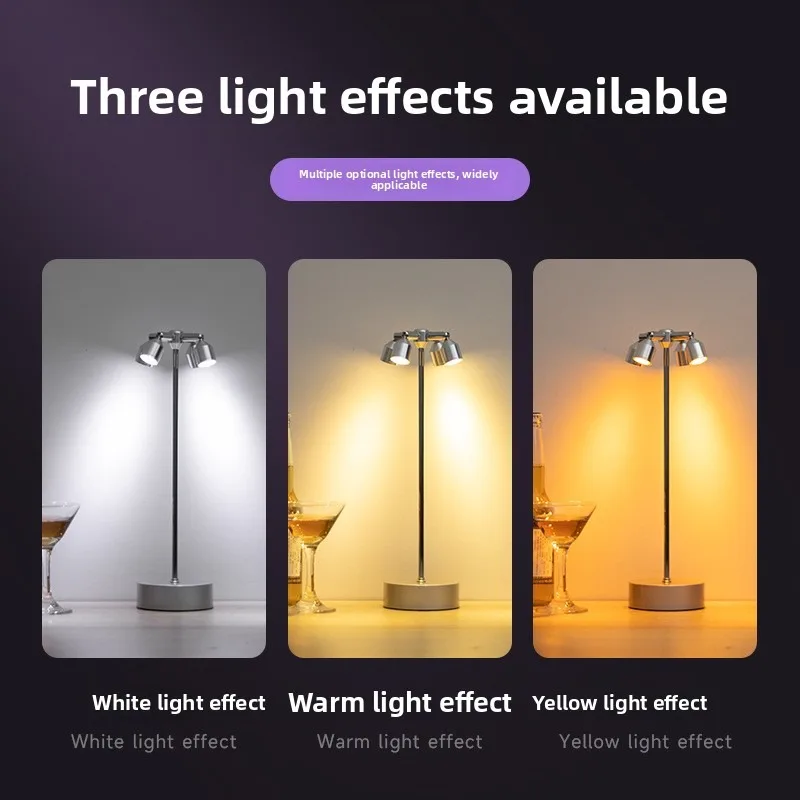 LED Bar Table Lamp  Restaurant Clear Bar Cafe Jewelry Showcase Creative Bar Lamp Personalized Decorative Table Lamp