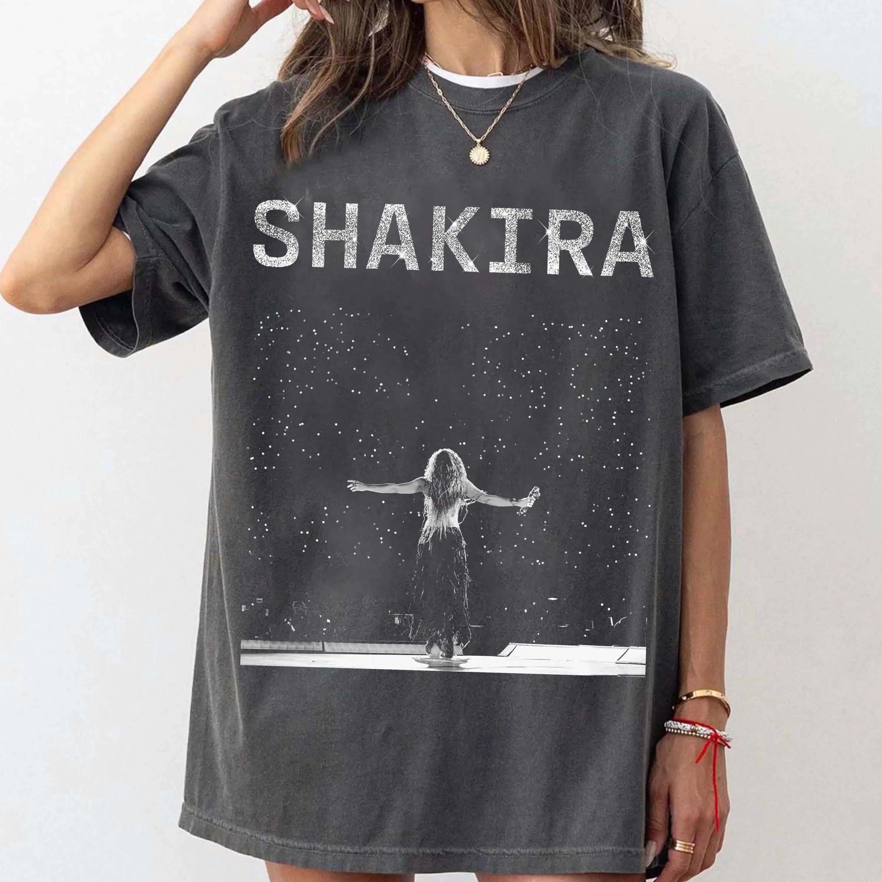 Las Mujeres Ya No Lloran World Tour Shirt, LMYNL, Shakira Fan Shirt,Shakira 2025 Concert Shirt, Printed T-shirt