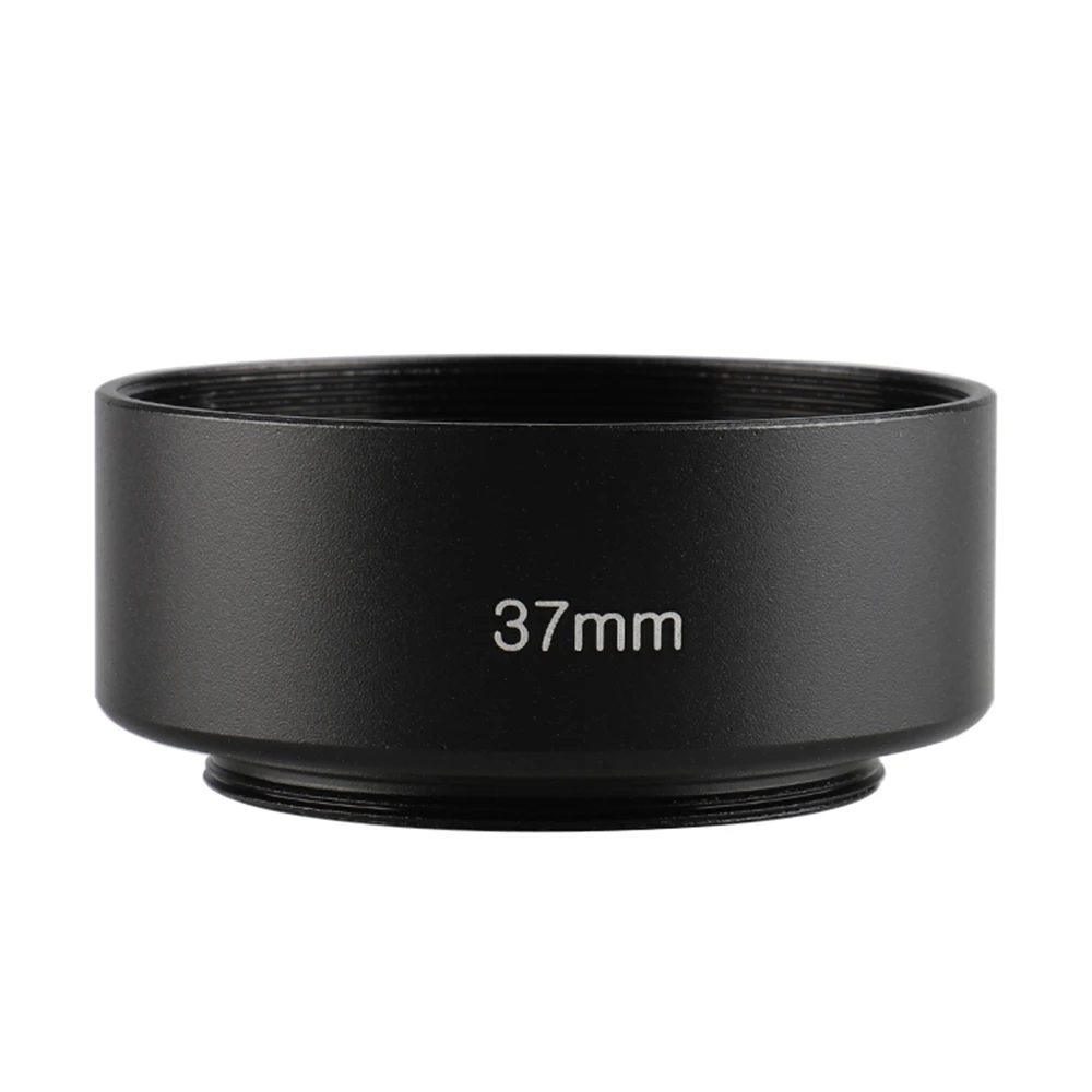 37mm Standard Metal Lens Hood for Lens Witn 37mm Filter Thread for Canon Nikon Sony for Olympus Fujifilm Camera Lens