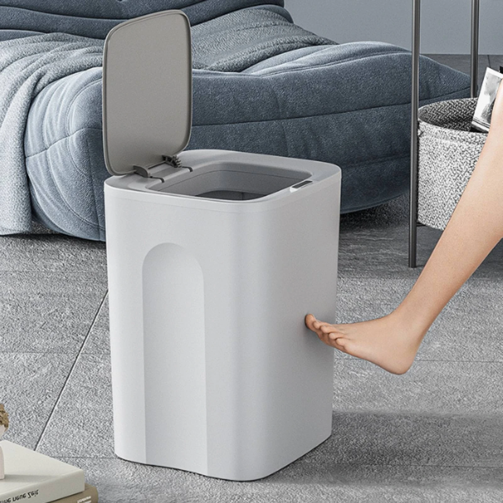 Smart Home Junkie - Sensor Trashcan Smart Trash Can Automatic