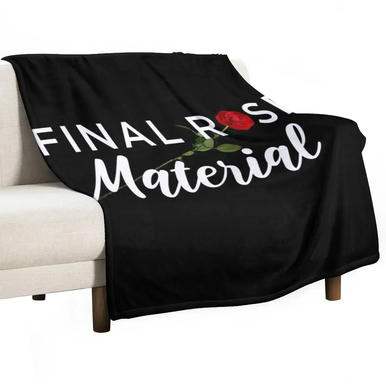 Final Rose Material The Bachelor Throw Blanket Fashion Sofas Beach blankets and throws Sofa Throw Blankets