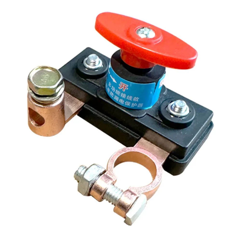 Quick Cut-off Switch 12V 24V Power Protector Easy Installation Enhanced Security Features For Boats For Cars Black