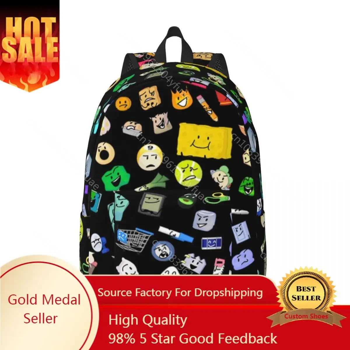 Battle For Dream Backpack Island Game Outdoor Style Backpacks Women Men Designer Durable High School Bags Fashion Rucksack