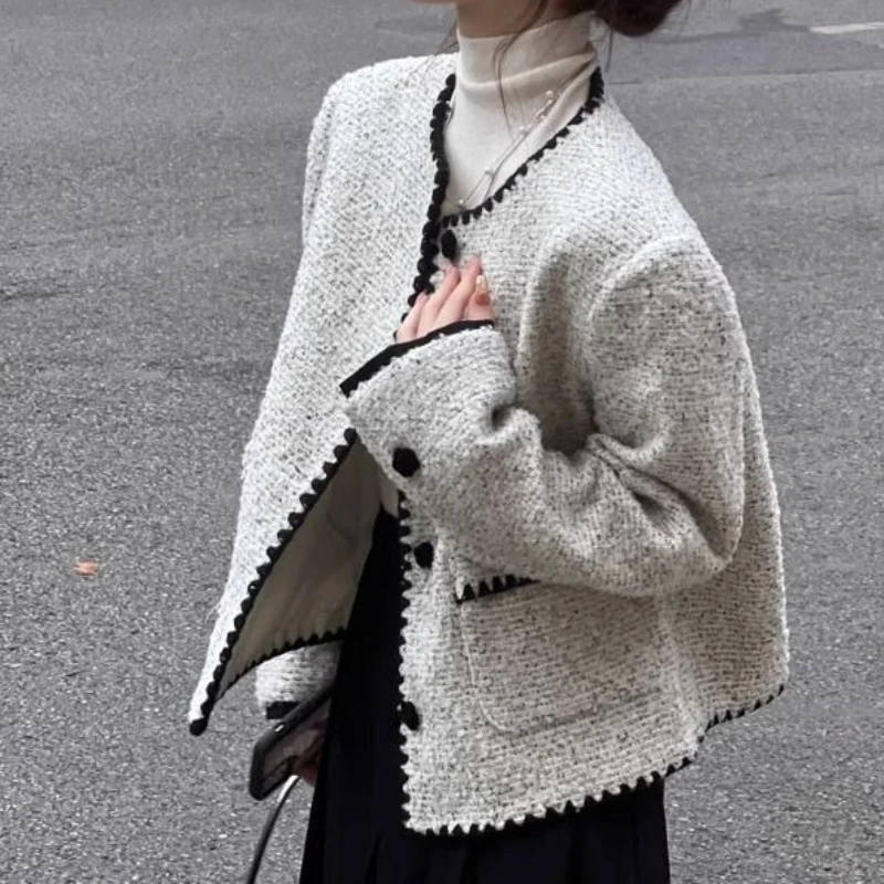 

Short Jacket for Women Autumn Winter 2025 New Style for Petite with A High-end Feel To Match Tops