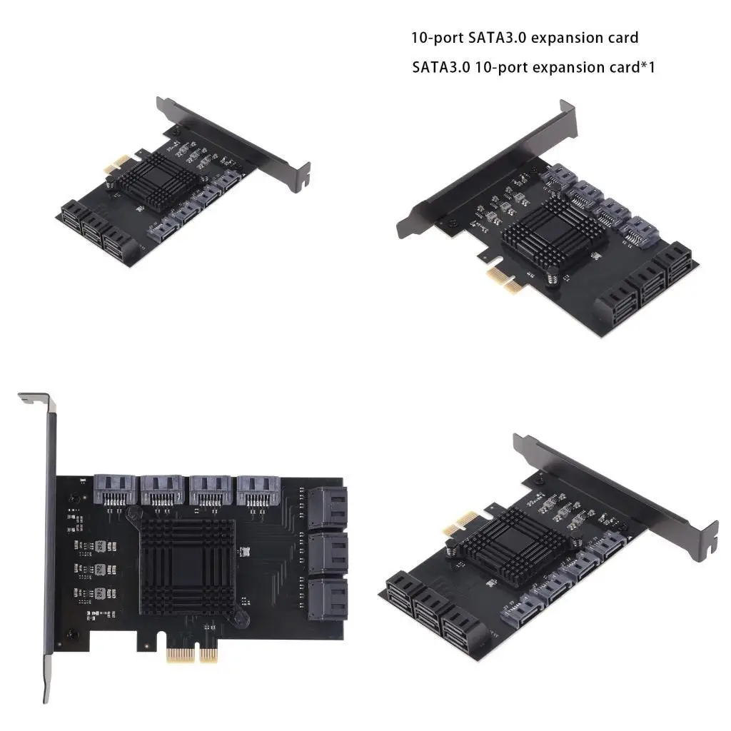 

652F PCI-E to SATA3.0 Controller Expansion Board for Providing a Massive Database 10 Port Sata3.0 Expansion Card PCI-E